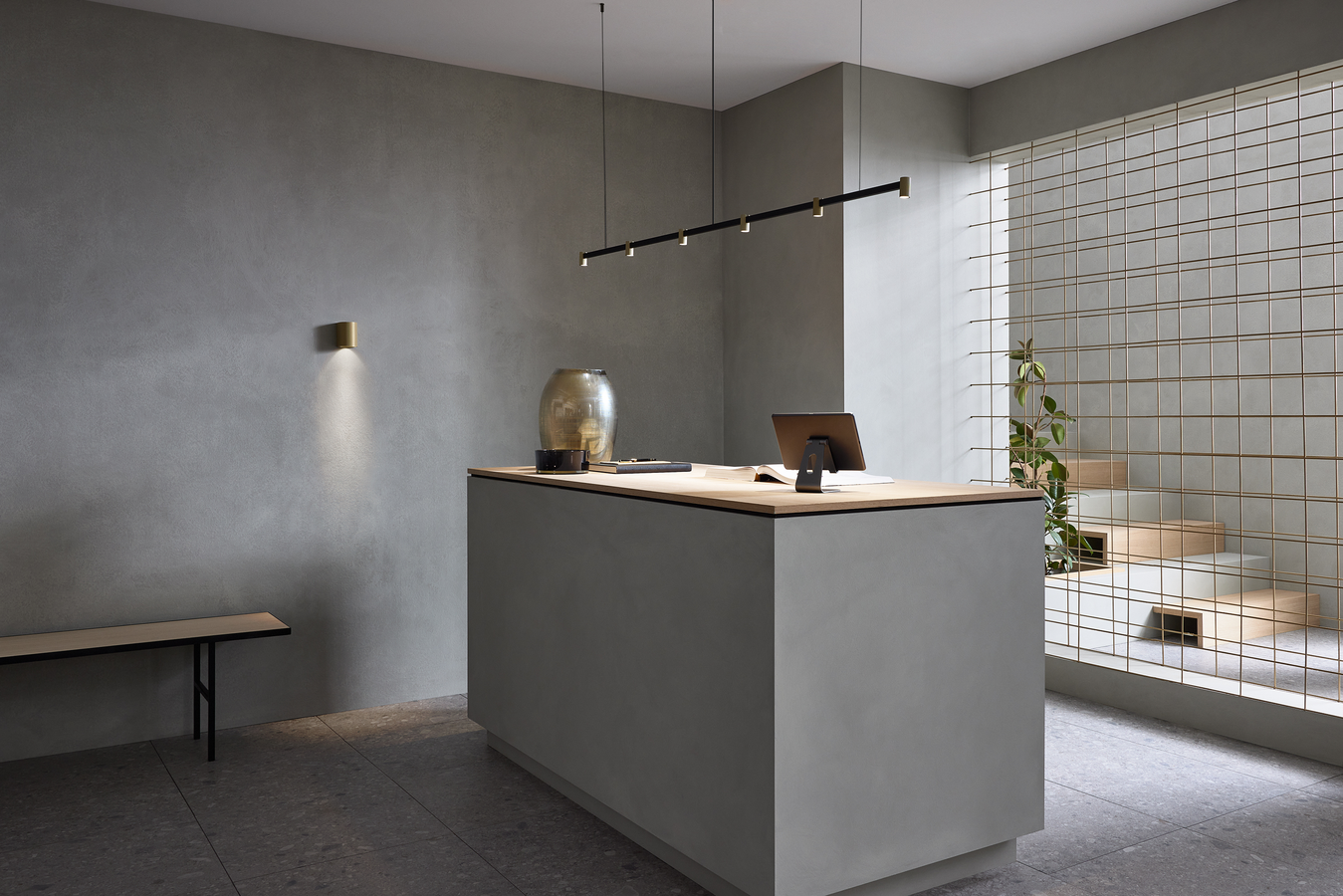 Wever&Ducré - TRACE CHANDELIER 2.0 - schwarz/gold - Pendelleuchte – Bild 2