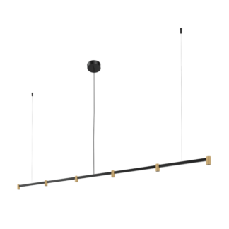 Wever&Ducré - TRACE CHANDELIER 2.0 - schwarz/gold - Pendelleuchte