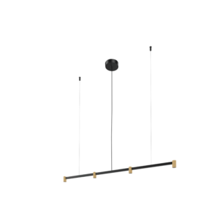 Wever&Ducré - TRACE CHANDELIER 1.0 - schwarz/gold - Pendelleuchte