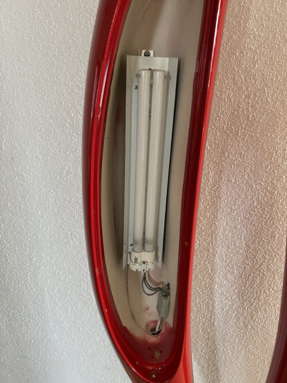Designer Stehleuchte Unikat - rot - Gebrauchtware – Bild 3