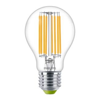 Philips MASTER LEDbulb Ultra Efficient E27 Birne Klar 4W 840lm - 830 Warmweiß | Ersatz für 60W