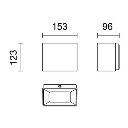 iGuzzini - Allure - Wandleuchte - Optik AS (Up) + Optik AS (Down) - 13W 1252.3lm - 3000K – Bild 7
