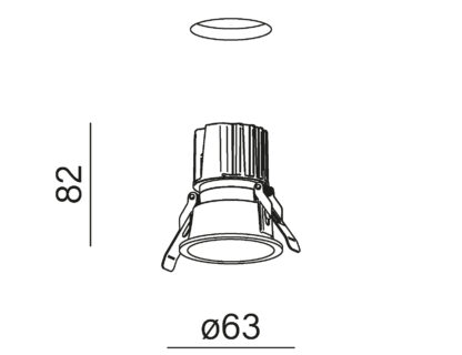 AQForm - HOLLOW 6 LED M930 49° recessed black – Bild 5