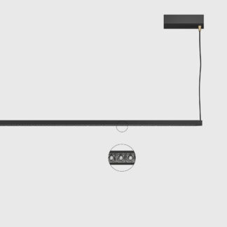 iGuzzini - Libera Stand-alone -  Up/Down L=1828 - Space Frameless - Warm White - 41.9W 5181lm - 3000K