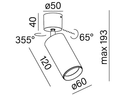 AQForm - PET midi LED spot - 3000k - 35° – Bild 5