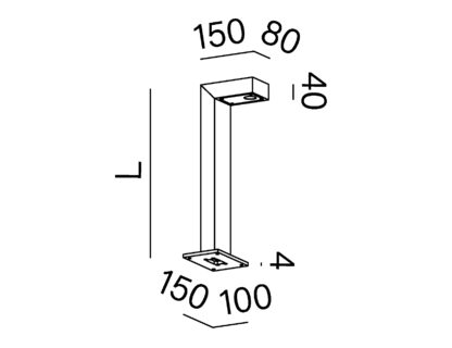 AQForm - SLUP LED exterior upright - Pollerleuchte – Bild 7