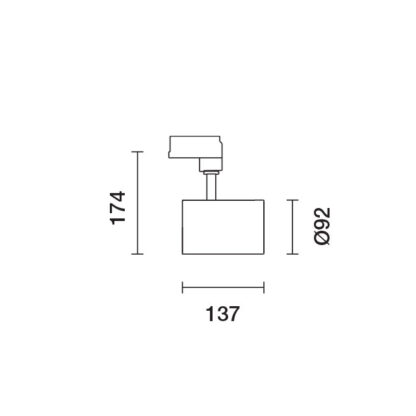 iGuzzini - Tecnica Evo - Korpus Ø 92 mm - Flood-Optik - 28W 2826lm - 3000K - CRI 90 - DALI – Bild 8