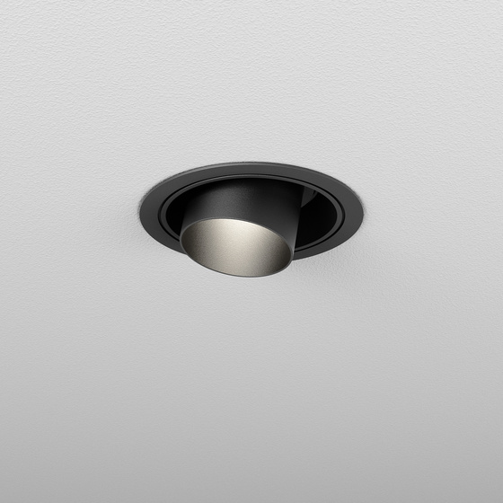 AQForm - SWING next LED M930 54° recessed black - MUSTERLEUCHTE